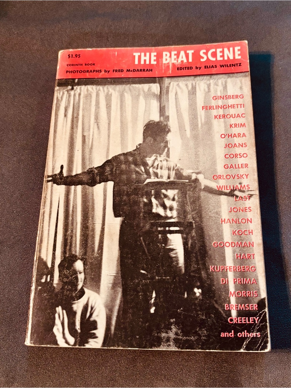 Vintage The Beat Scene Paperback Book - Red & Black Cover